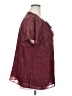 MICHAEL Michael Kors 100% Polyester Burgundy Short Sleeve Blouse Size 2X - photo 4
