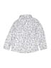 Unbranded 100% Polyester Paisley Silver Long Sleeve Button-Down Shirt Size 3 - 4T - photo 2