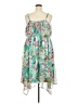 Torrid 100% Polyester Tropical Green Cocktail Dress Size 2X Plus (2) - photo 2