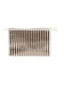 Unbranded Stripes Ivory Gold Makeup Bag One size - photo 1