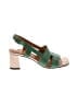 Chie Mihara Color Block Green Sandals Size EU 40 - photo 1