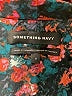 Something Navy 100% Polyester Floral Black Blazer Size S - photo 6