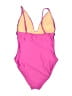 J.Crew Color Block Pink One Piece Swimsuit Size 6 - photo 2