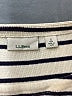 L.L.Bean Stripes Ivory 3/4 Sleeve Top Size S - photo 7