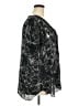 Rose + Olive 100% Polyester Black Short Sleeve Blouse Size 2X - photo 4