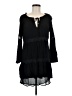 Zara 100% Polyester Black Casual Dress Size M (estimated) - photo 1