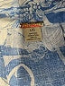 Magaschoni 100% Linen Tropical Blue 3/4 Sleeve Blouse Size L - photo 7