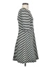 Pixley Stripes Black Casual Dress Size S - photo 4