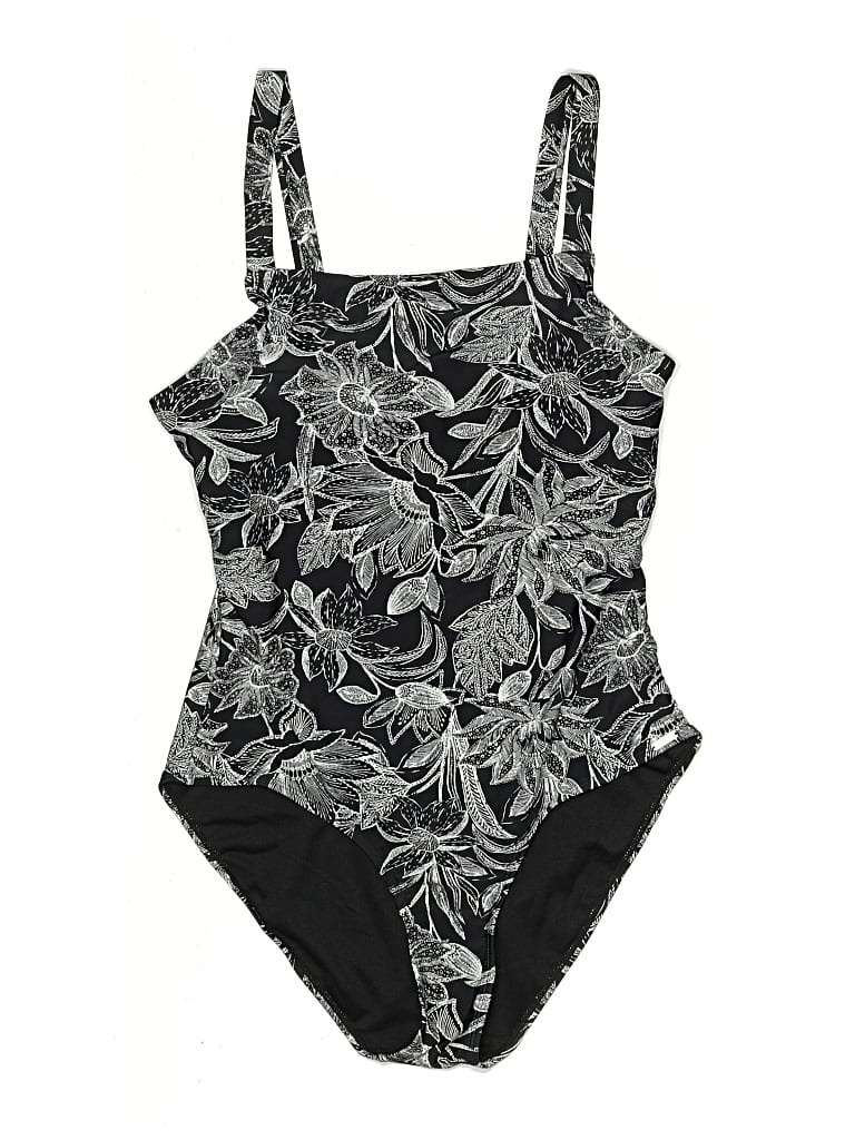 Pre-owned Assorted Brands One Piece Swimsuit In Black