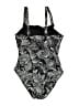 Assorted Brands Paisley Black One Piece Swimsuit Size L - photo 2