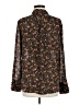 Premise Studio 100% Polyester Floral Black Long Sleeve Blouse Size M - photo 2