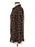 Premise Studio 100% Polyester Floral Black Long Sleeve Blouse Size M - photo 5
