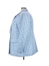 ELOQUII Checkered-gingham Blue Blazer Size 24 - photo 5