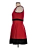 Aqua Color Block Red Cocktail Dress Size L - photo 5