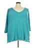 Faded Glory Teal 3/4 Sleeve Top Size 3X - photo 1