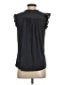 Ann Taylor LOFT 100% Rayon Gray Sleeveless Blouse Size XS - photo 2