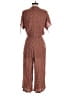 Veronica M. 100% Rayon Tweed Brown Jumpsuit Size XS - photo 2