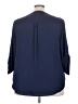 Torrid 100% Polyester Blue 3/4 Sleeve Blouse Size 3X Plus (3) - photo 2