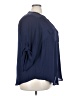 Torrid 100% Polyester Blue 3/4 Sleeve Blouse Size 3X Plus (3) - photo 4