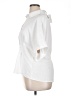 Ninety 100% Polyester White Short Sleeve Blouse Size XL - photo 5