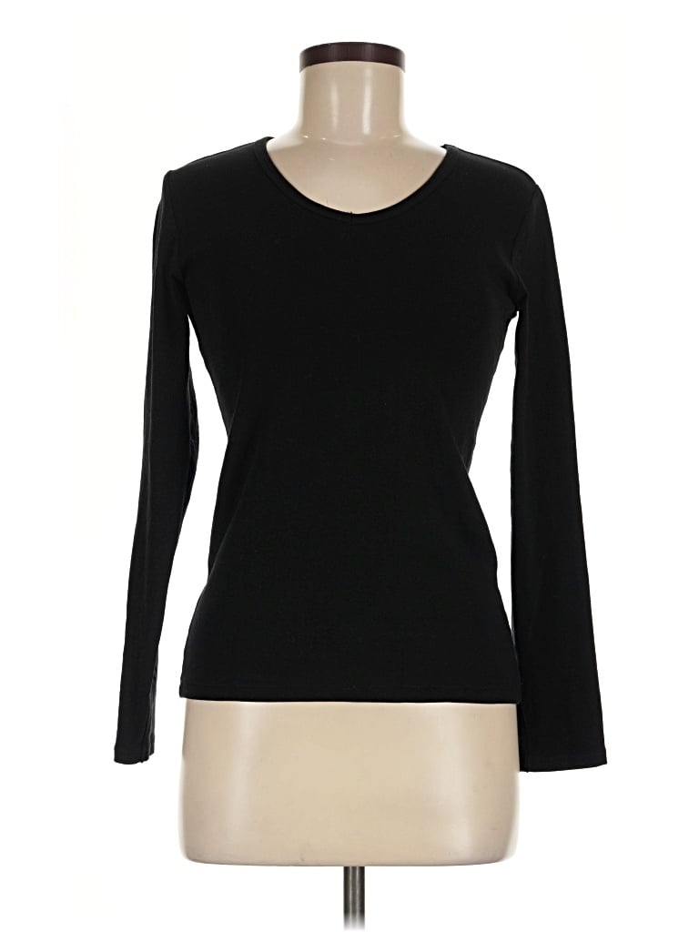 Pre-owned Muji Long Sleeve T-shirt In Black