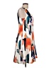 Ellen Tracy 100% Polyester Graphic Orange Cocktail Dress Size 10 - photo 4