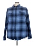 George Plaid Blue Long Sleeve Button-Down Shirt Size 3X - photo 1