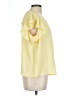 Investments 100% Polyester Yellow Short Sleeve Blouse Size L (petite) - photo 4