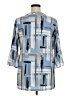 Alfani Blue 3/4 Sleeve Blouse Size 1X - photo 2