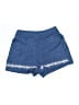 Shein 100% Polyester Graphic Blue Shorts Size 6 - photo 1