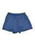 Shein 100% Polyester Graphic Blue Shorts Size 6 - photo 2