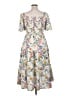 Simplee 100% Polyester Print Ivory Cocktail Dress Size XL - photo 2