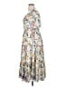 Simplee 100% Polyester Print Ivory Cocktail Dress Size XL - photo 5