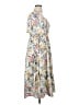 Simplee 100% Polyester Print Ivory Cocktail Dress Size XL - photo 4