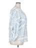 Amanda Blu 100% Polyester Blue 3/4 Sleeve Blouse Size XXL - photo 4