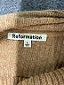 Reformation Brown Cashmere Pullover Sweater Size L - photo 7