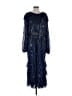 Mac Duggal 100% Polyester Blue Cocktail Dress Size 14 - photo 1
