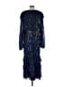 Mac Duggal 100% Polyester Blue Cocktail Dress Size 14 - photo 2