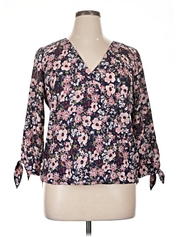 BCX 3/4 Sleeve Blouse (view 1)