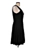Aqua Solid Black Cocktail Dress Size L - photo 4