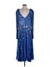 Mac Duggal 100% Polyester Stars Blue Cocktail Dress Size 14 - photo 1