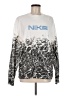 Nike 100% Cotton Print Silver Sweatshirt Size M - photo 1