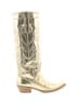 Givenchy Gold Leather Cowboy Boots Size EU 37 1/2 - photo 1