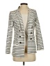 H&M Stripes Ivory Blazer Size 4 - photo 1