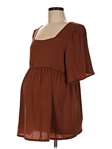 Isabel Maternity Short Sleeve Top (view 1)