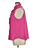 Ann Taylor 100% Polyester Pink Sleeveless Blouse Size XL - photo 5