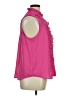 Ann Taylor 100% Polyester Pink Sleeveless Blouse Size XL - photo 4