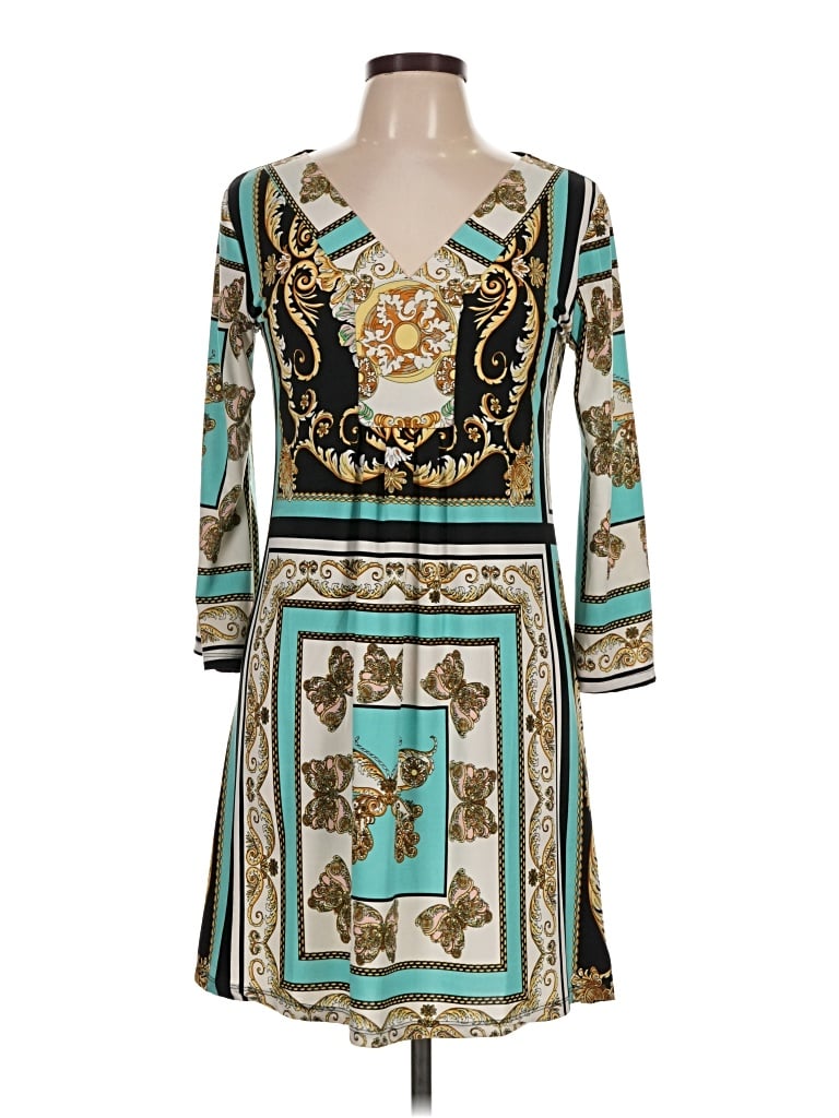Pre-owned White Mark Casual Dress In Teal
