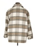 Kensie 100% Polyester Plaid Gray Coat Size XL - photo 2