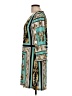 White Mark Print Teal Casual Dress Size L - photo 5